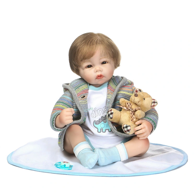 20inch Hot Sell Silicone Handmade Silicon Material Life-Like Cute Silicone Reborn Baby Doll for Hot Sale