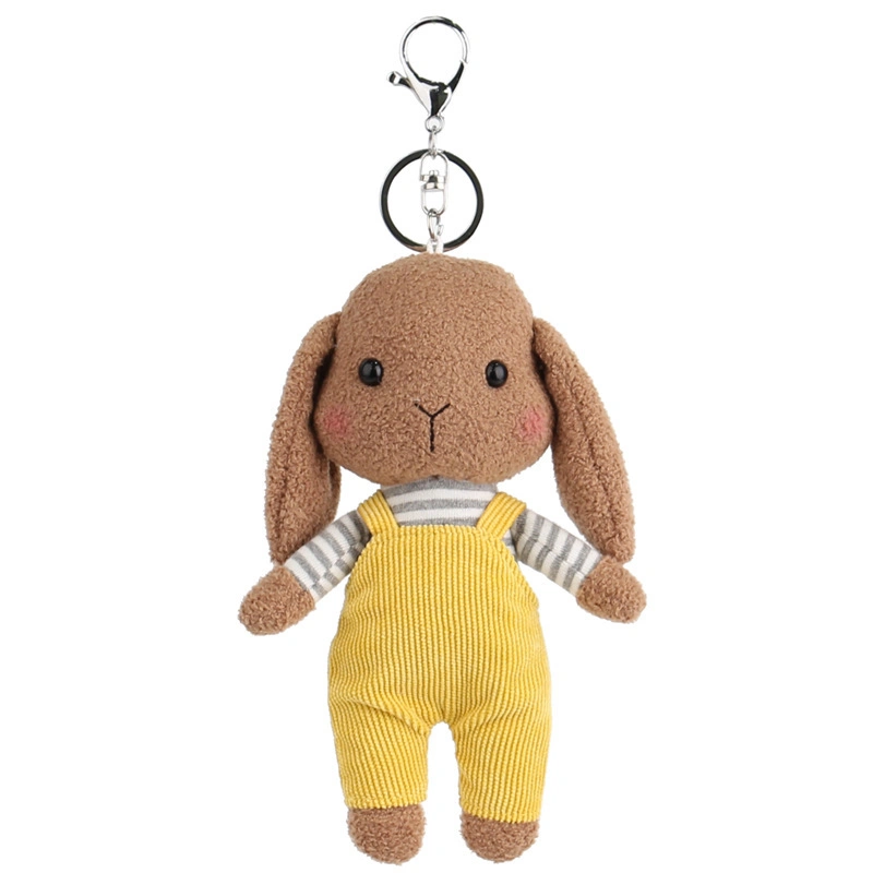 Wholesale Custom Plushie Manufacture Cute Mini Animal Keychain Plush Toy Key Chain