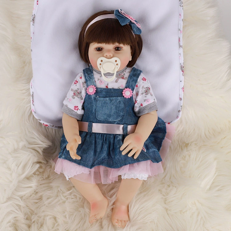 48cm Reborn Baby Dolls Toys Full Body Soft Silicone Bebe Doll Girls Toys Waterproof Reborn Toy for Kids Gifts