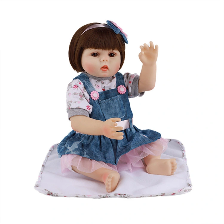 48cm Reborn Baby Dolls Toys Full Body Soft Silicone Bebe Doll Girls Toys Waterproof Reborn Toy for Kids Gifts