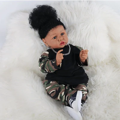 23 Inch Reborn Dolls Silicone Soft Realistic Princess Girl Baby Doll