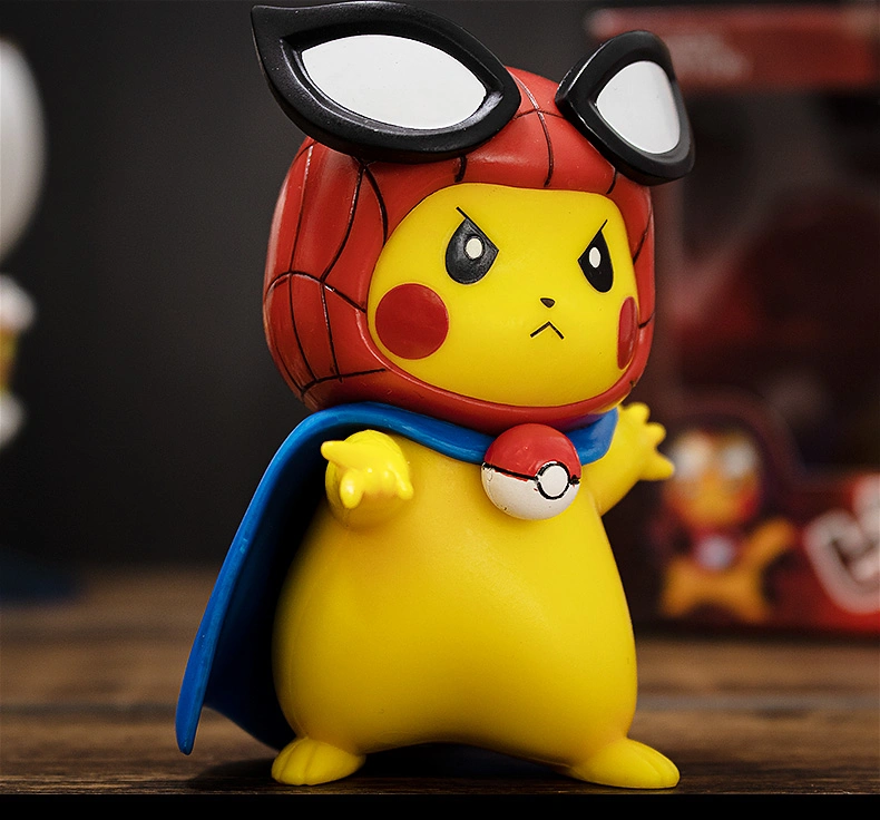 OEM Cake Decoration Dolls Pikachu Cos Marvel Hero Series Action Figures Toys