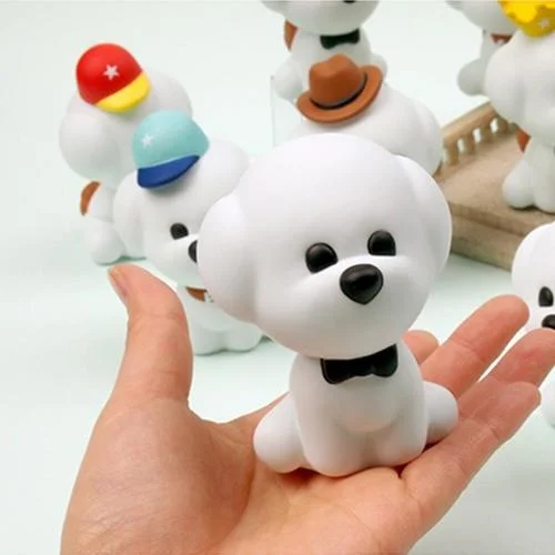 OEM Plastic Puppy Cute Dog Lifelike Action Figure Vinyl Toys