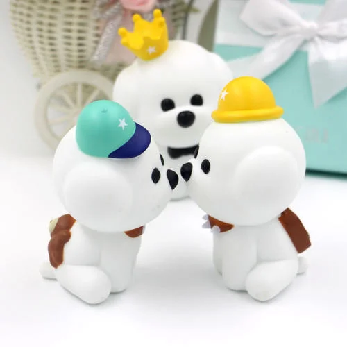 OEM Plastic Puppy Cute Dog Lifelike Action Figure Vinyl Toys